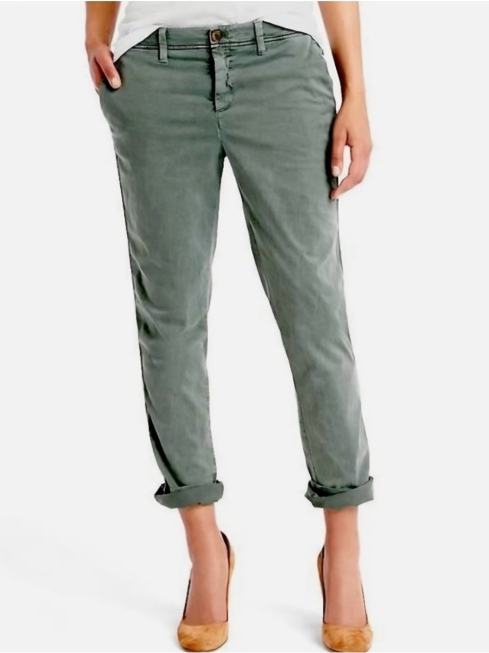 GAP Women’s Boyfriend Jeans - Olive